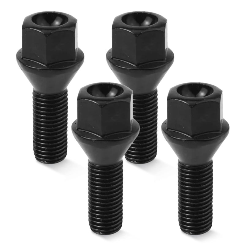 MUNIK 4PCS 36136781150 M12 x1.5 Wheel Bolts Suitable for MINI R50 R53 R56 R52 1.6L 1.6T Suitable for BMW 1,3,5,6,X1,X5,Z4 Series Replace# 36130141574 36130141576 36131095390 - Image 1